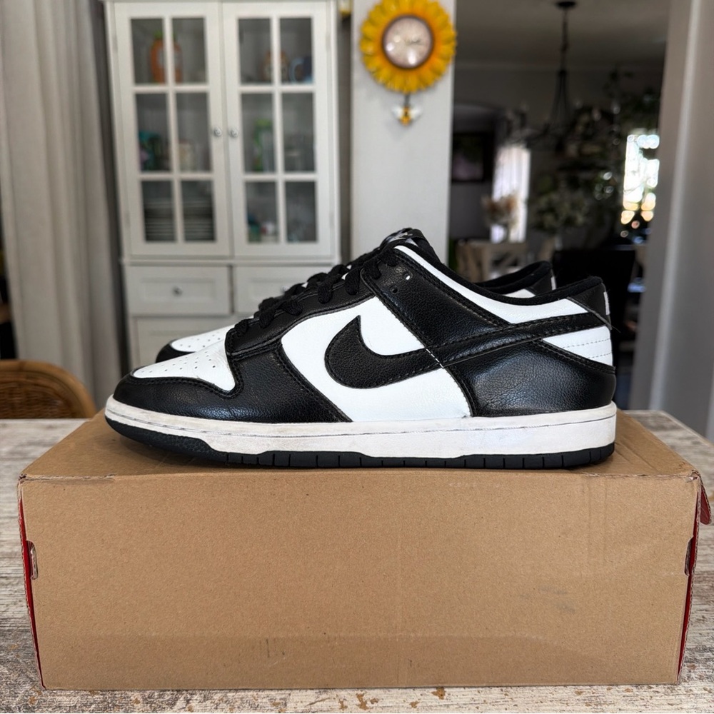 Nike Dunk Low Retro Panda White Black Mens Shoes Sneakers DD1391-100 Size 8
